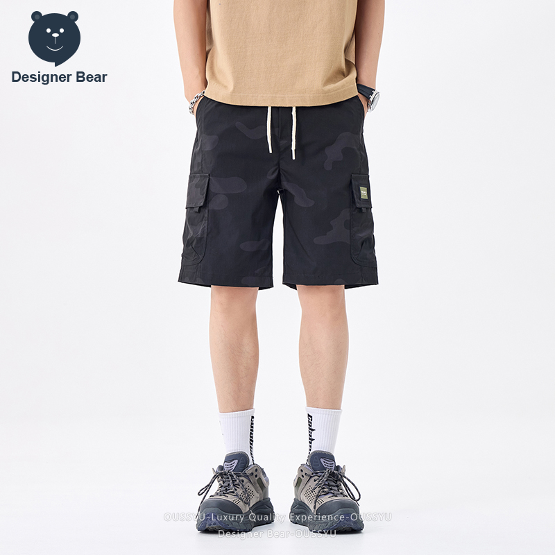 브랜드 의류 여름 카고 카모 반바지 남성 멀티 포켓 배 - Brand Of Streetwear 리뷰 및 가격