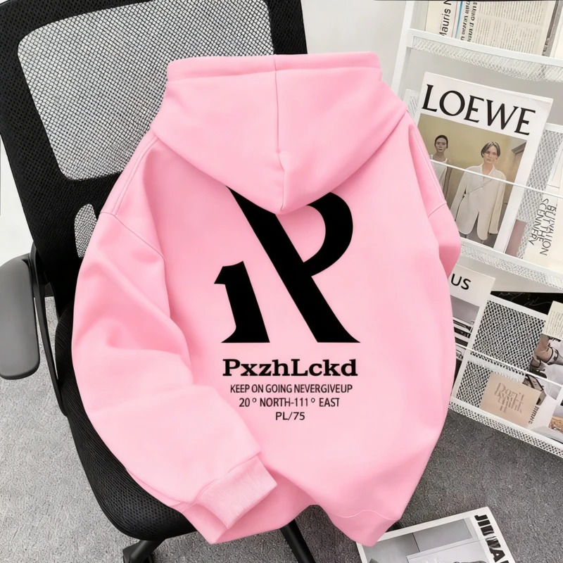 남성용 가을 겨울 미국 스타일 레터 프린트 트렌디 브랜 - Streetwear Brand Hoodie 리뷰 및 가격