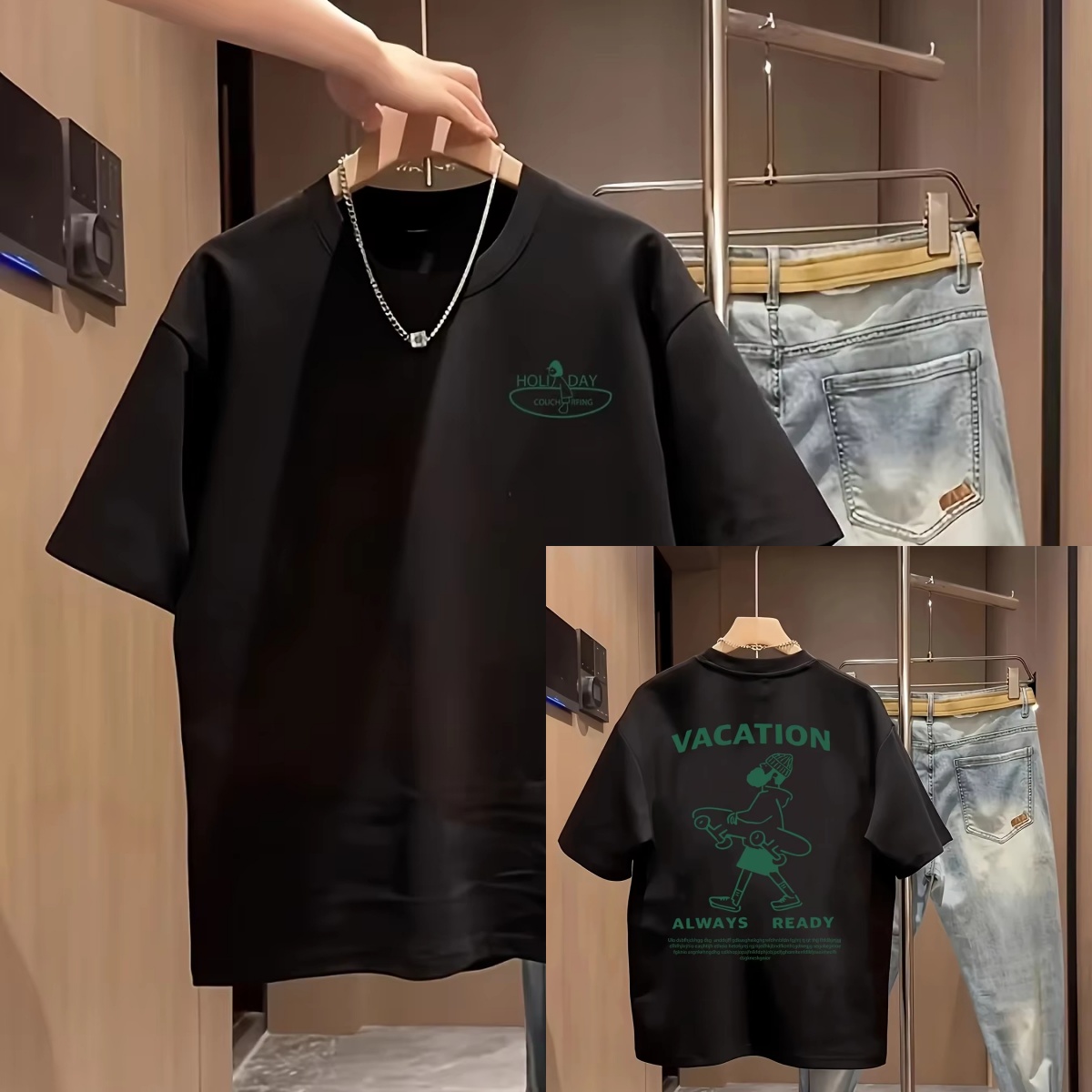 피규어 & 슬로건 프린트 캐주얼 트렌디 스트리트 브랜드 - Streetwear Brand Slogans 리뷰 및 가격